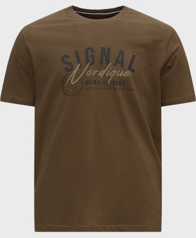 Signal T-shirts KELLER  LOGO Grön